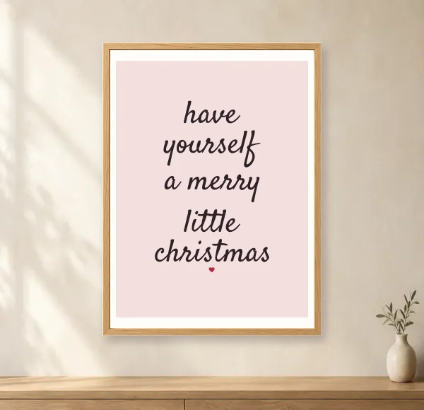 Quotes & words template made with GIFSI, shown in a realistic oak frame